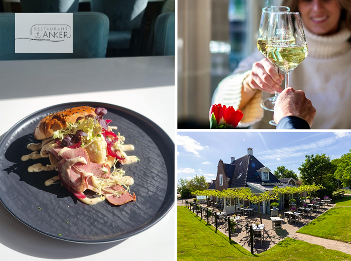 Luxe 3-gangen keuzelunch bij Restaurant 't Anker