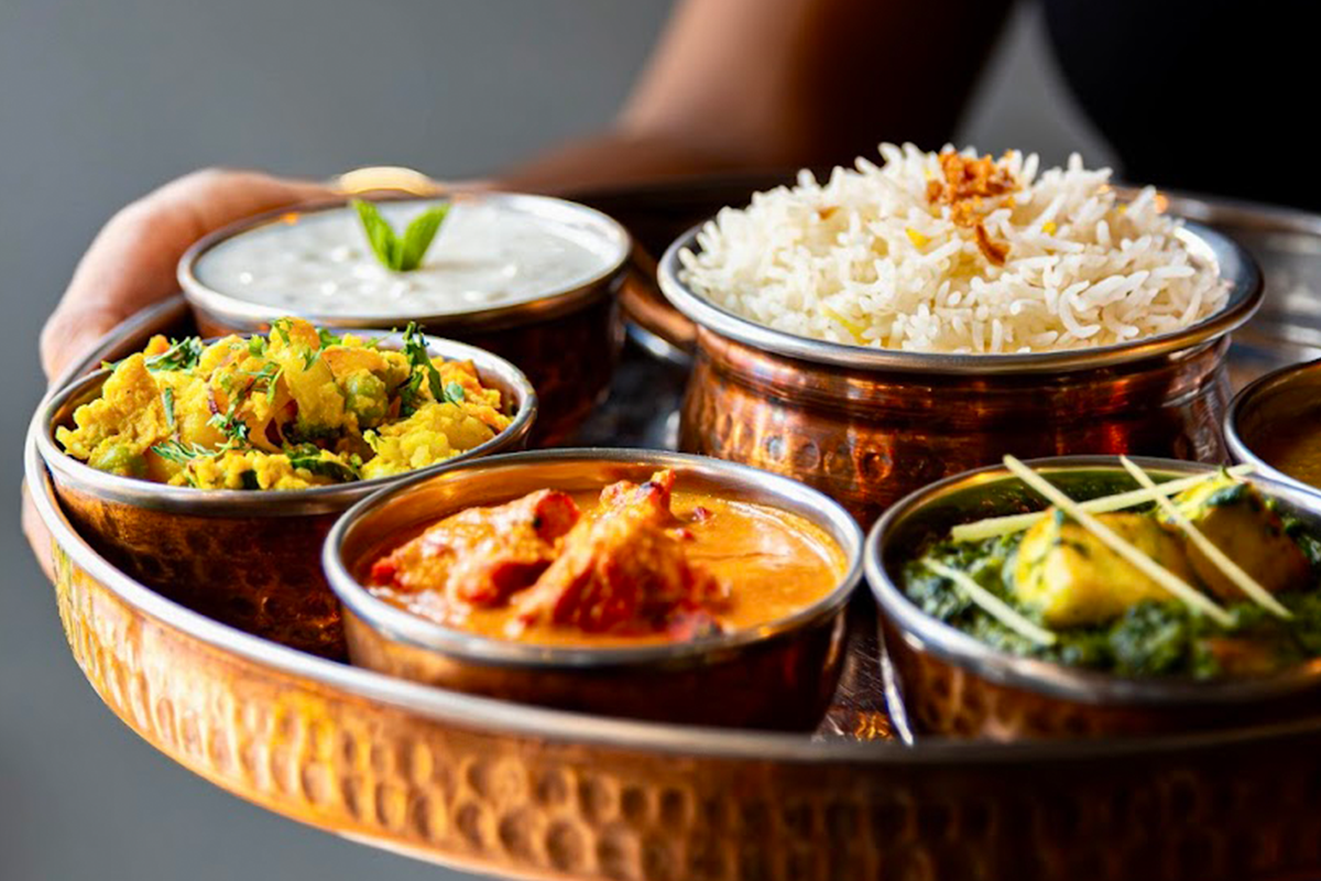 Indiase lunchproeverij bij Kathmandu Kitchen