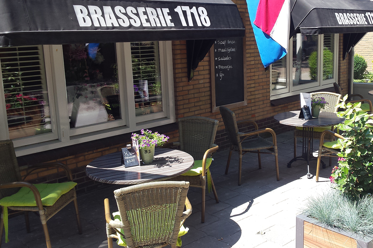 Uitgebreide lunchtoren bij Brasserie 1718