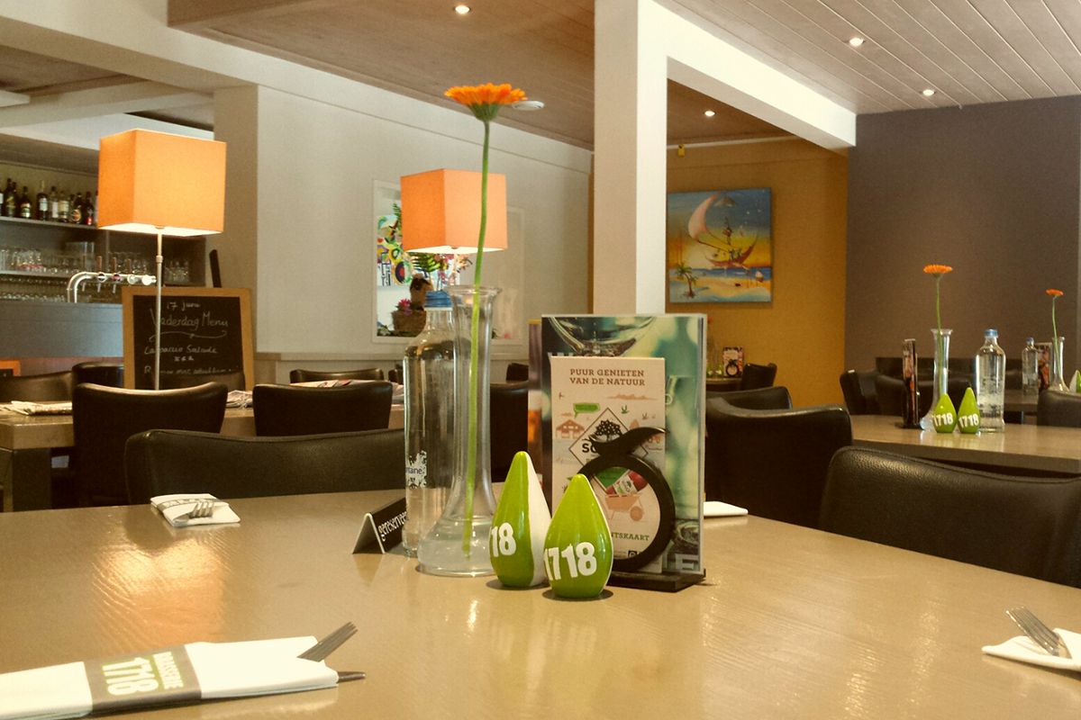 Uitgebreide lunchtoren bij Brasserie 1718