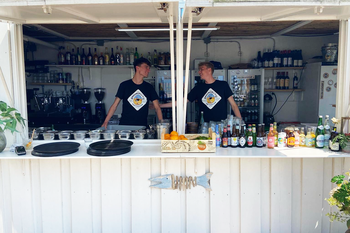 Luxe borrelplateau bij Strandpaviljoen Noorderlicht