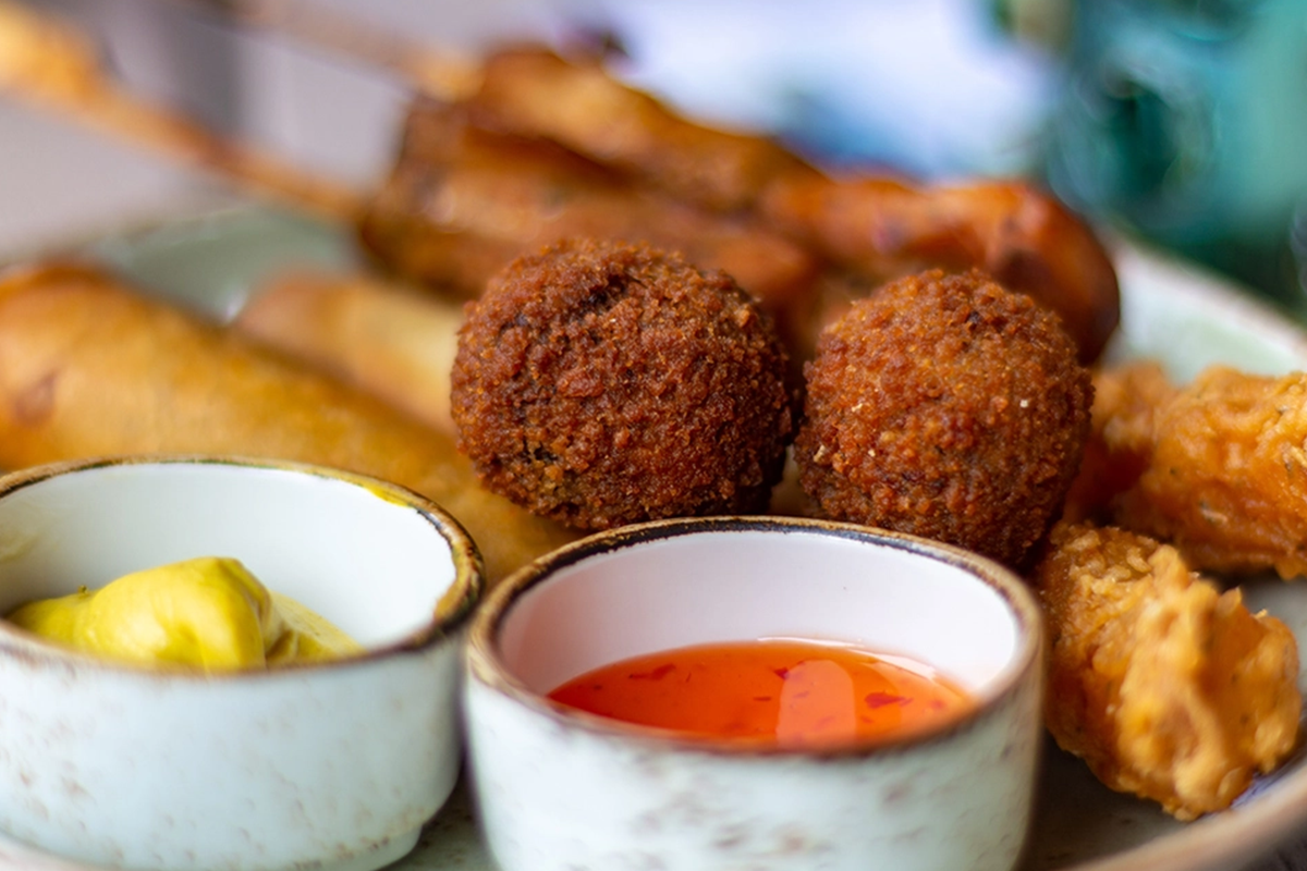 Luxe borrelplateau bij Strandpaviljoen Noorderlicht