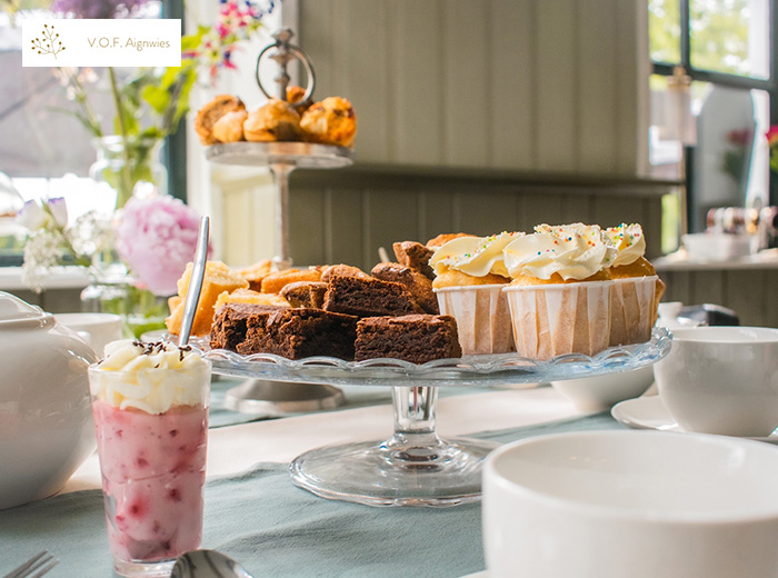 Luxe high tea bij Koffie en Theehuisje Aignwies
