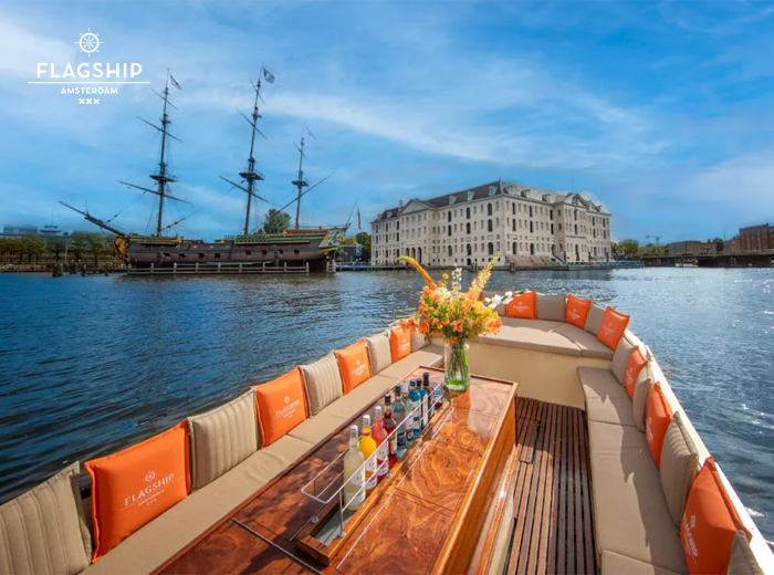 Luxe rondvaart (60 minuten) door Amsterdam