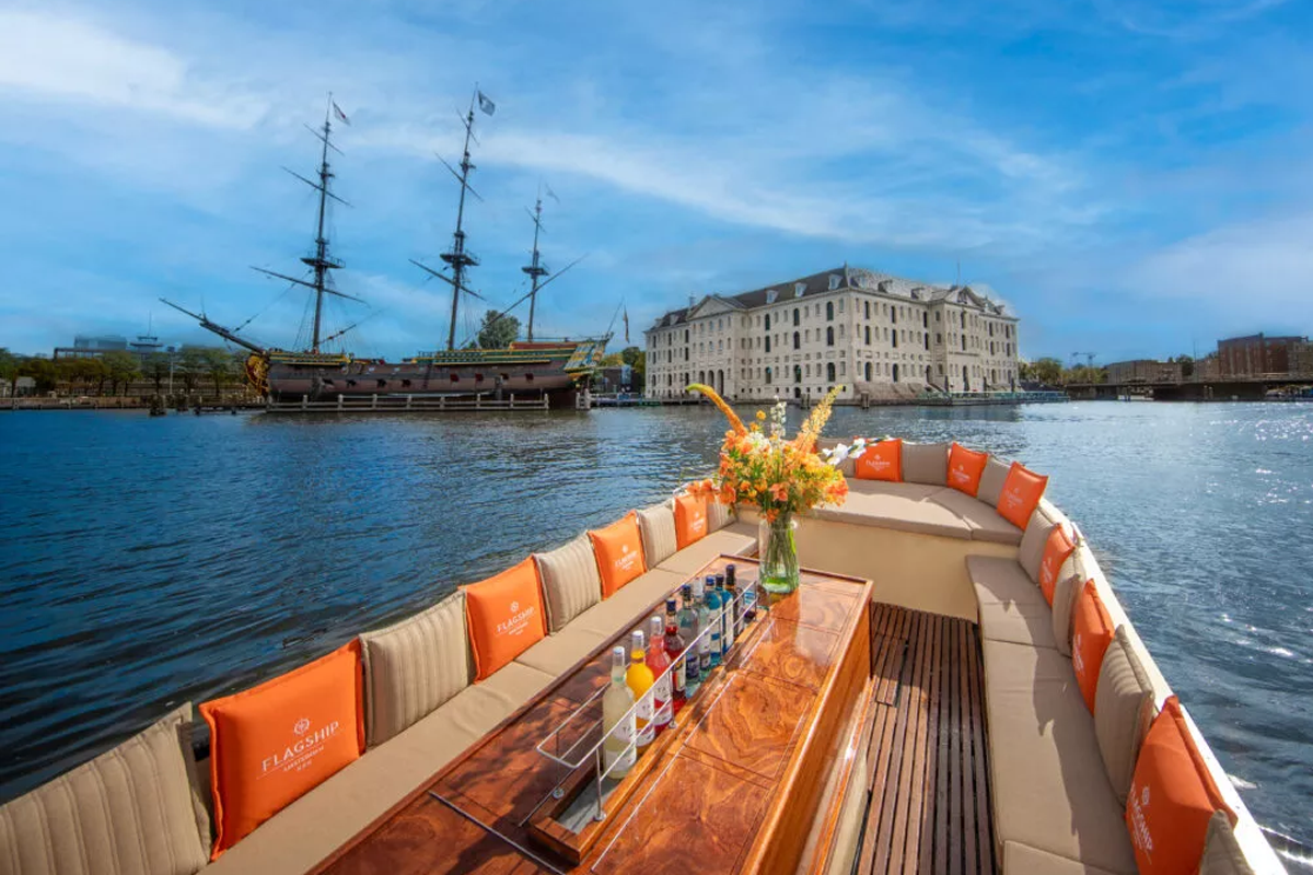 Luxe rondvaart (60 minuten) door Amsterdam