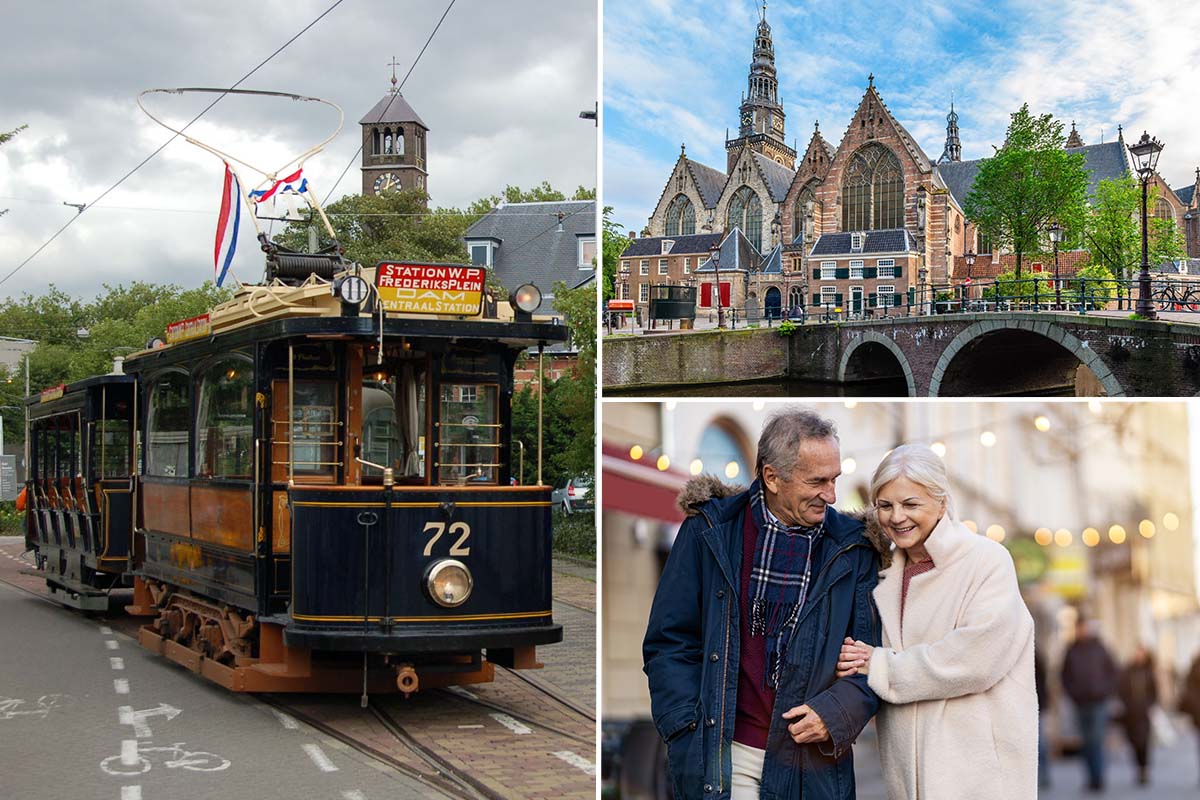 Valentijnsrit in een historische tram + drankje (60 min)