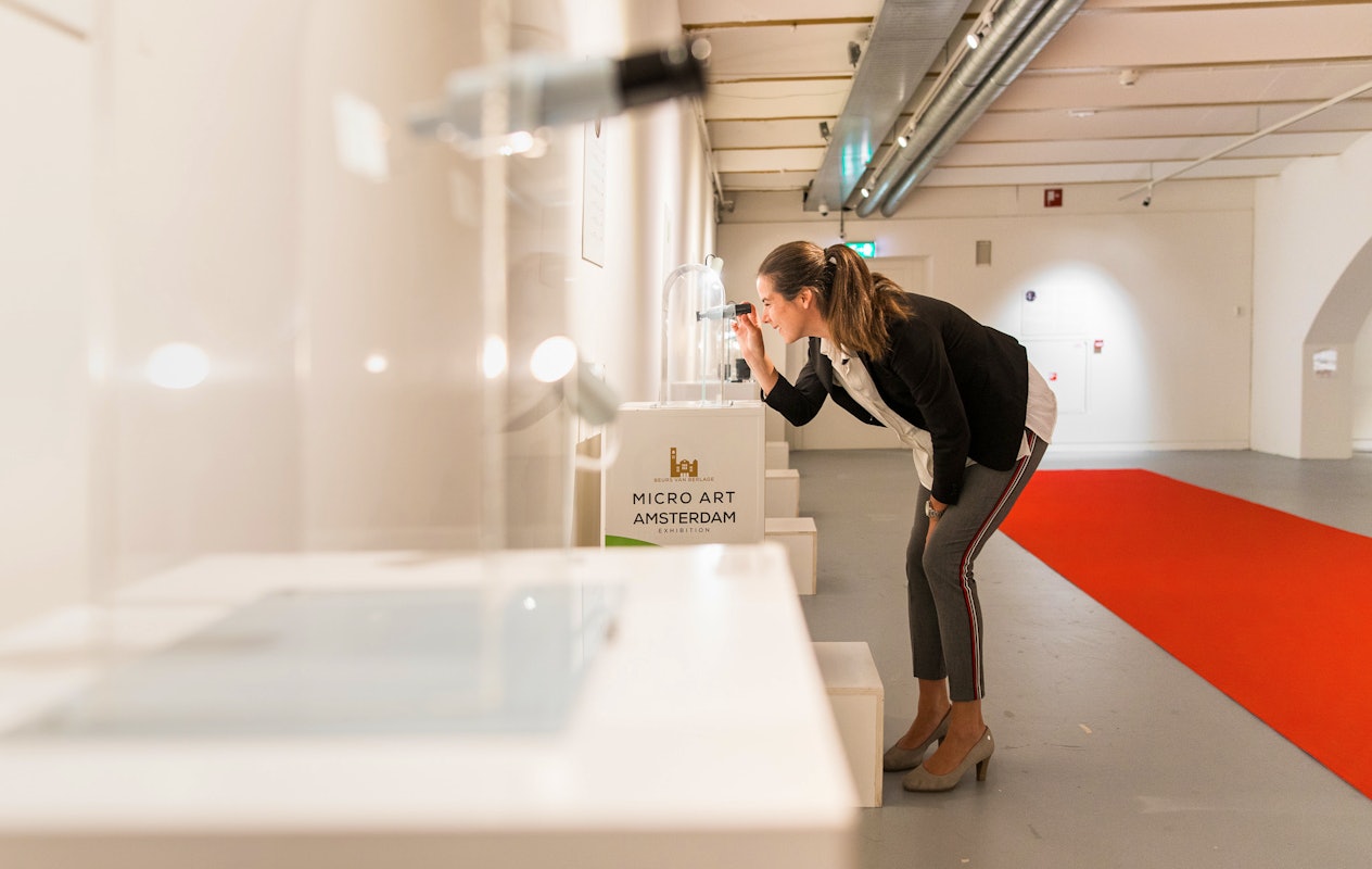 Bewonder de kleinste kunstwerken bij Micro Art Amsterdam
