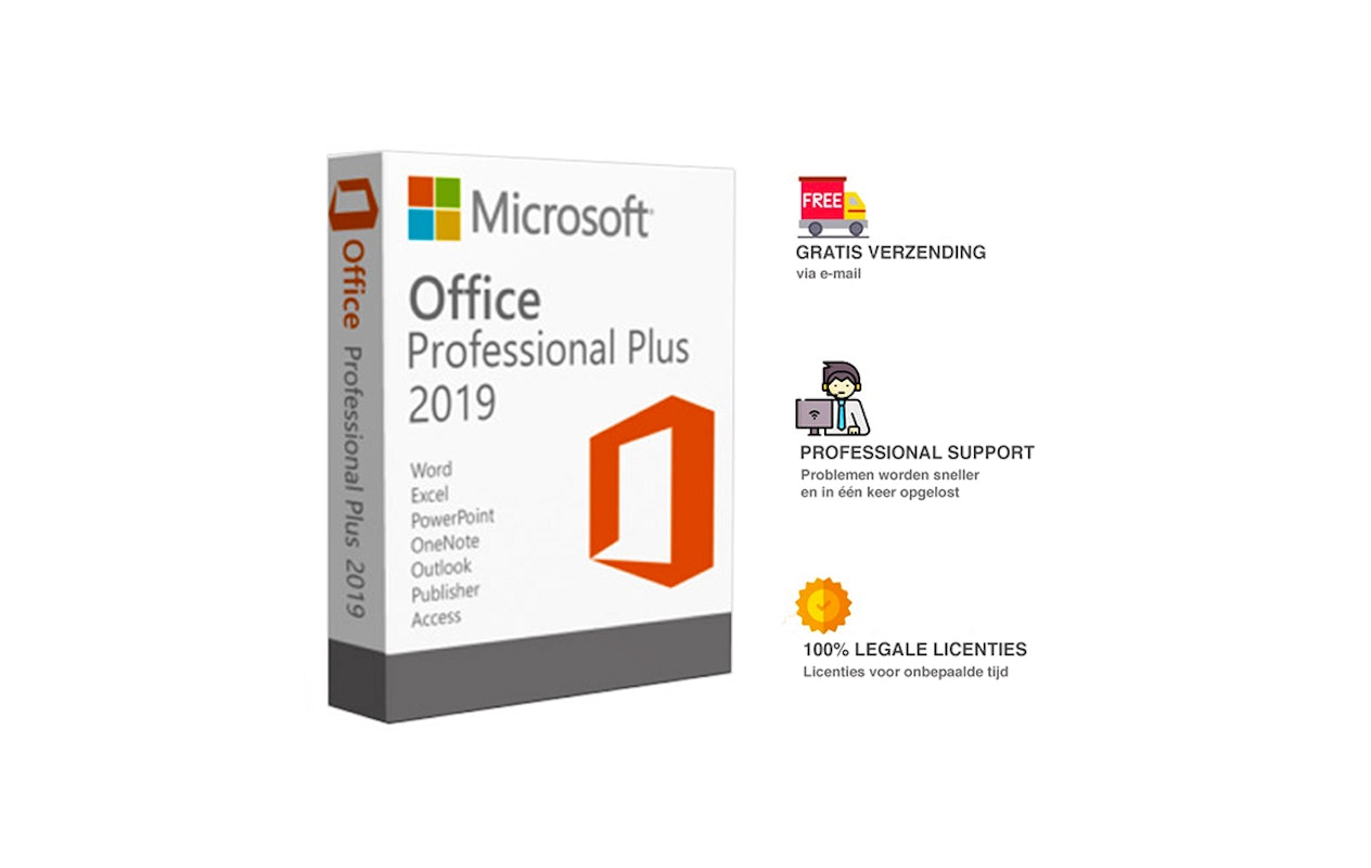 Microsoft Office 2019 levenslange licentie, inclusief trainingen