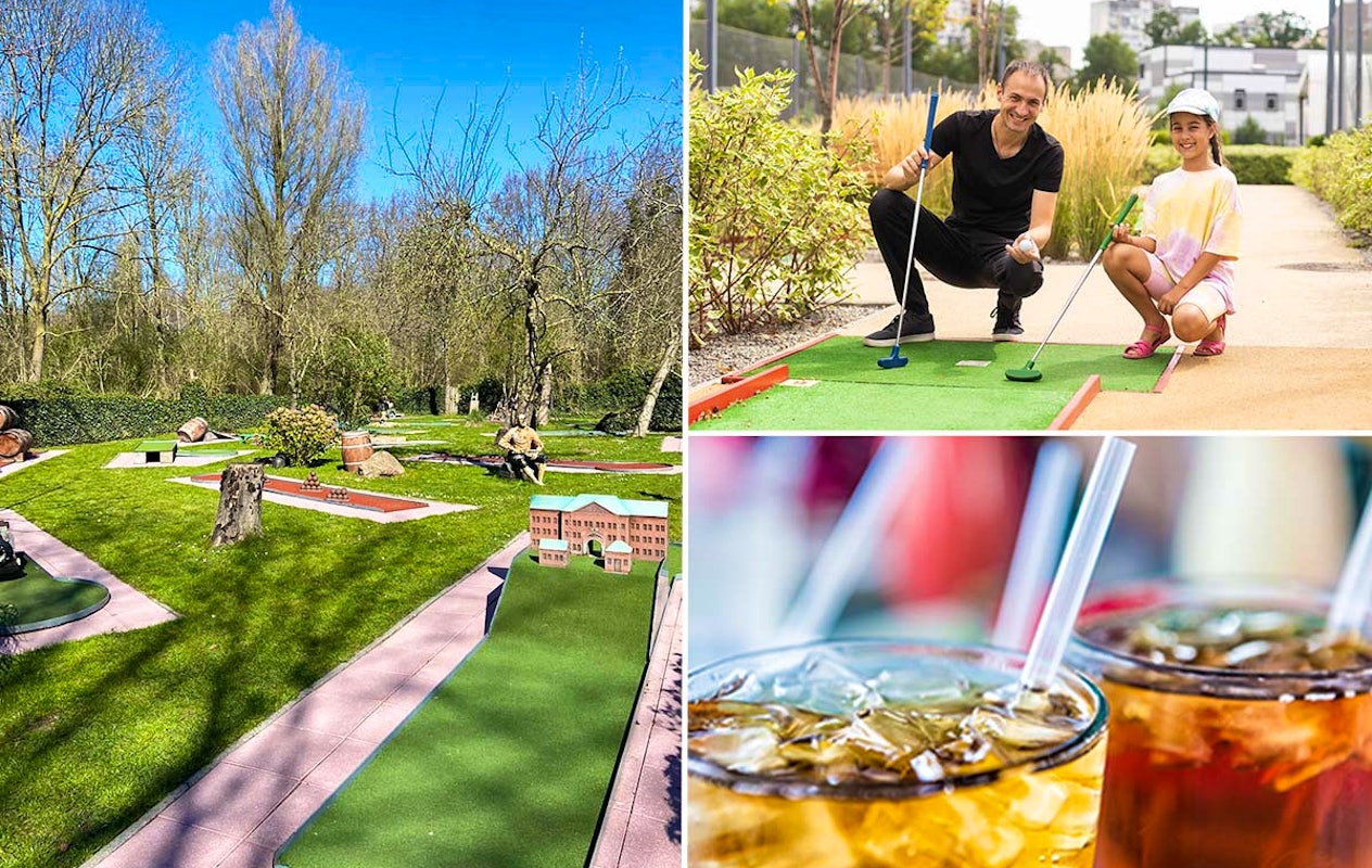 Midgetgolf + drankje en snack bij Midgetgolf Almere