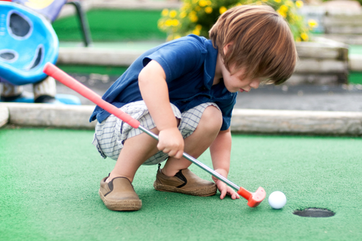 Midgetgolf + drankje en snack bij Midgetgolf Almere