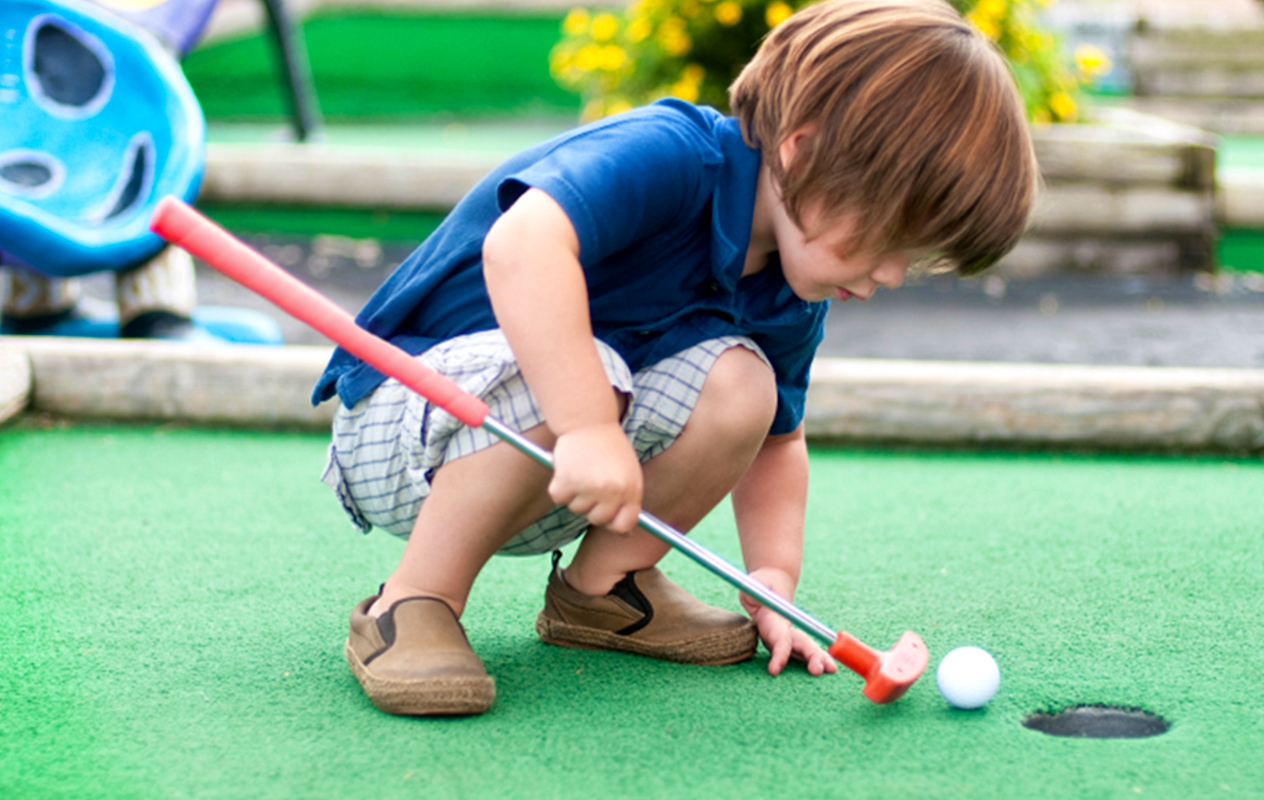 Midgetgolf + drankje en snack bij Midgetgolf Almere