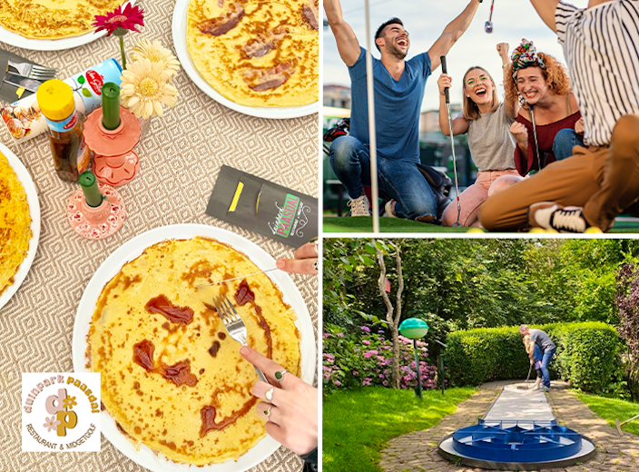 Minigolf + eventuele pannenkoek bij Duinpark Paasdal