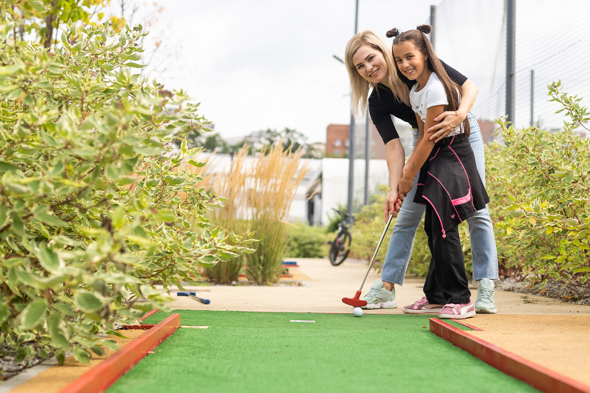 Midgetgolf + eventuele snacks bij De Beertuin (2 personen)