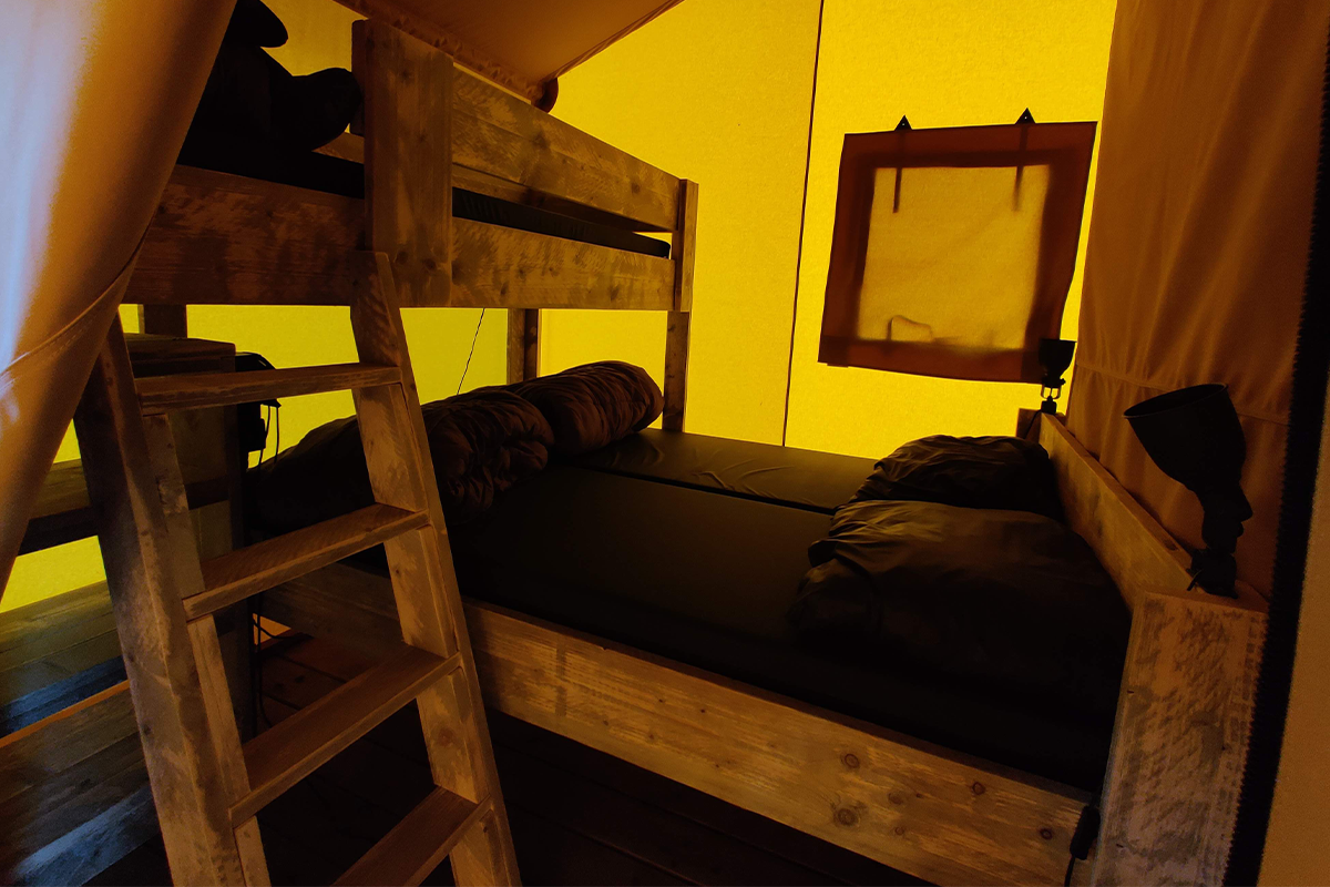 3, 4 of 7 nachten in een Safaritent in de Belgische Ardennen 