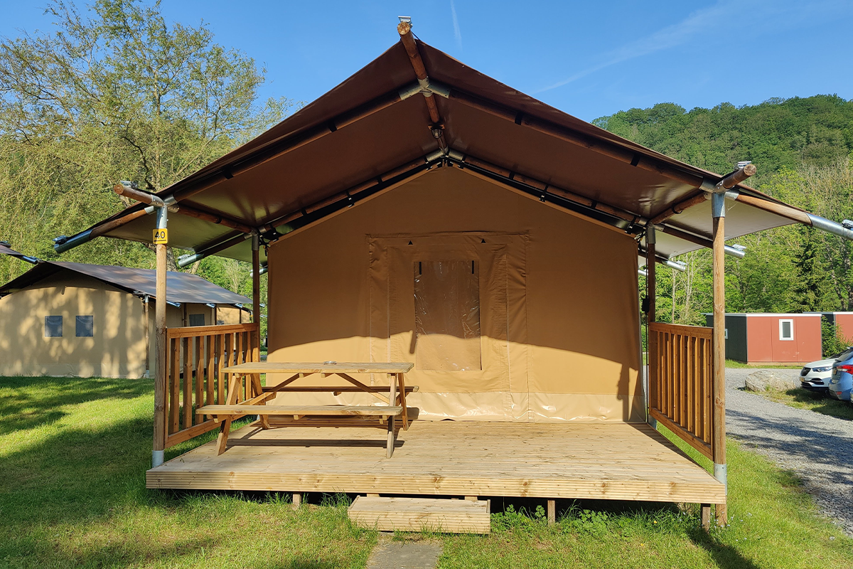 3, 4 of 7 nachten in een Safaritent in de Belgische Ardennen 