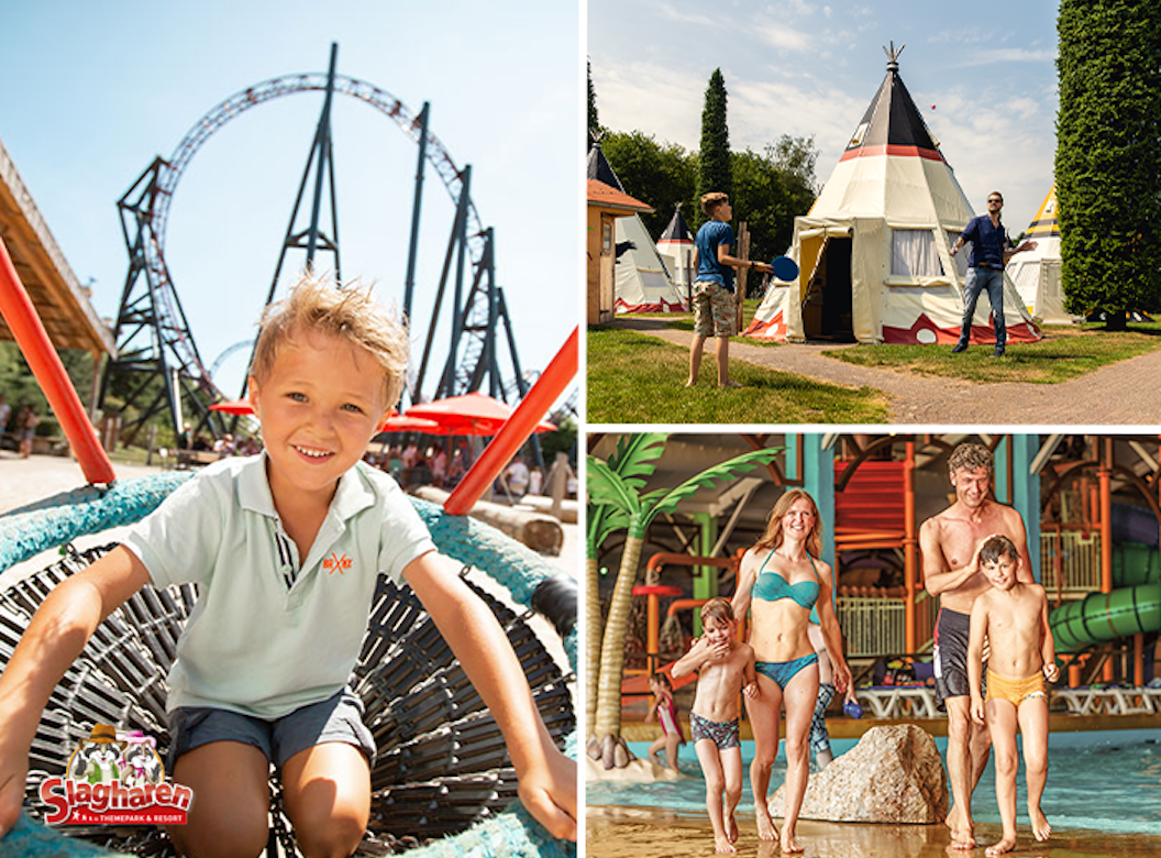 2, 3 of 4 nachten verblijven op Attractie- & Vakantiepark Slagharen