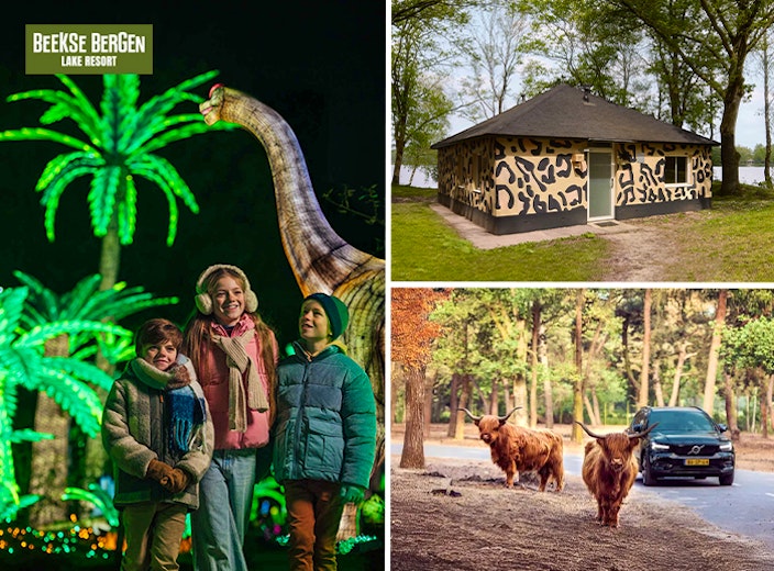 Midweek of weekend verblijven op Lake Resort Safaripark Beekse Bergen