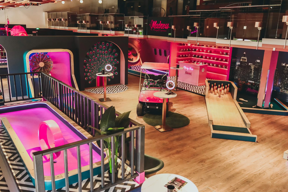 Minigolf bij Madness Minigolf