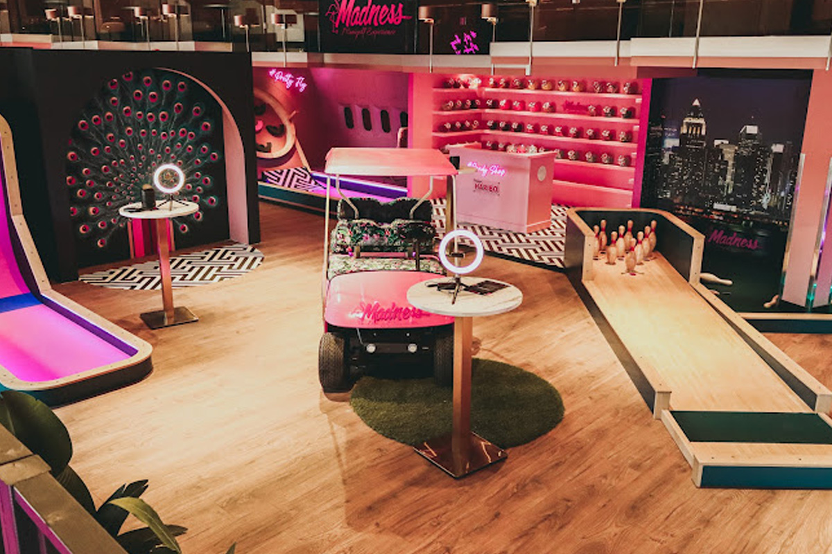 Minigolf bij Madness Minigolf