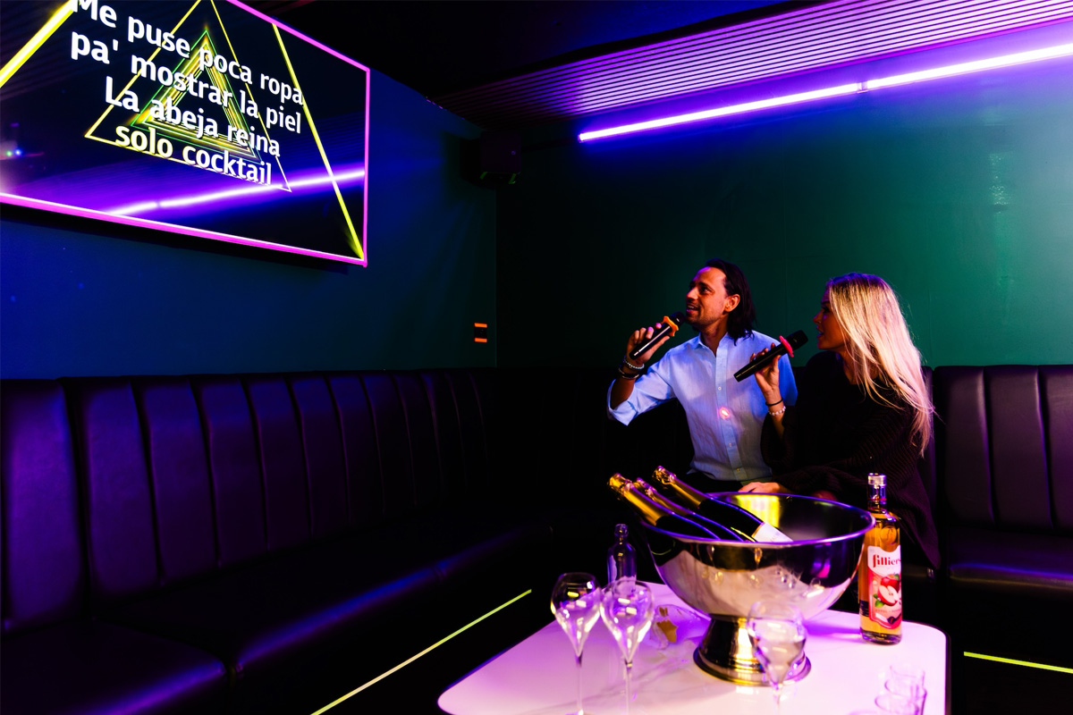 Blacklight Karaokebox bij Flash & Smash (1,5 of 2 uur)