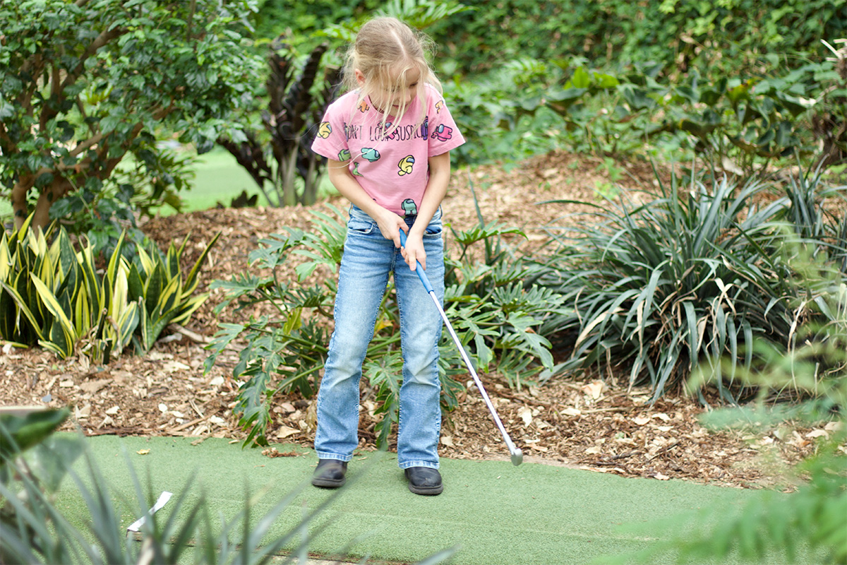 Minigolf bij Indoor Adventure Minigolf