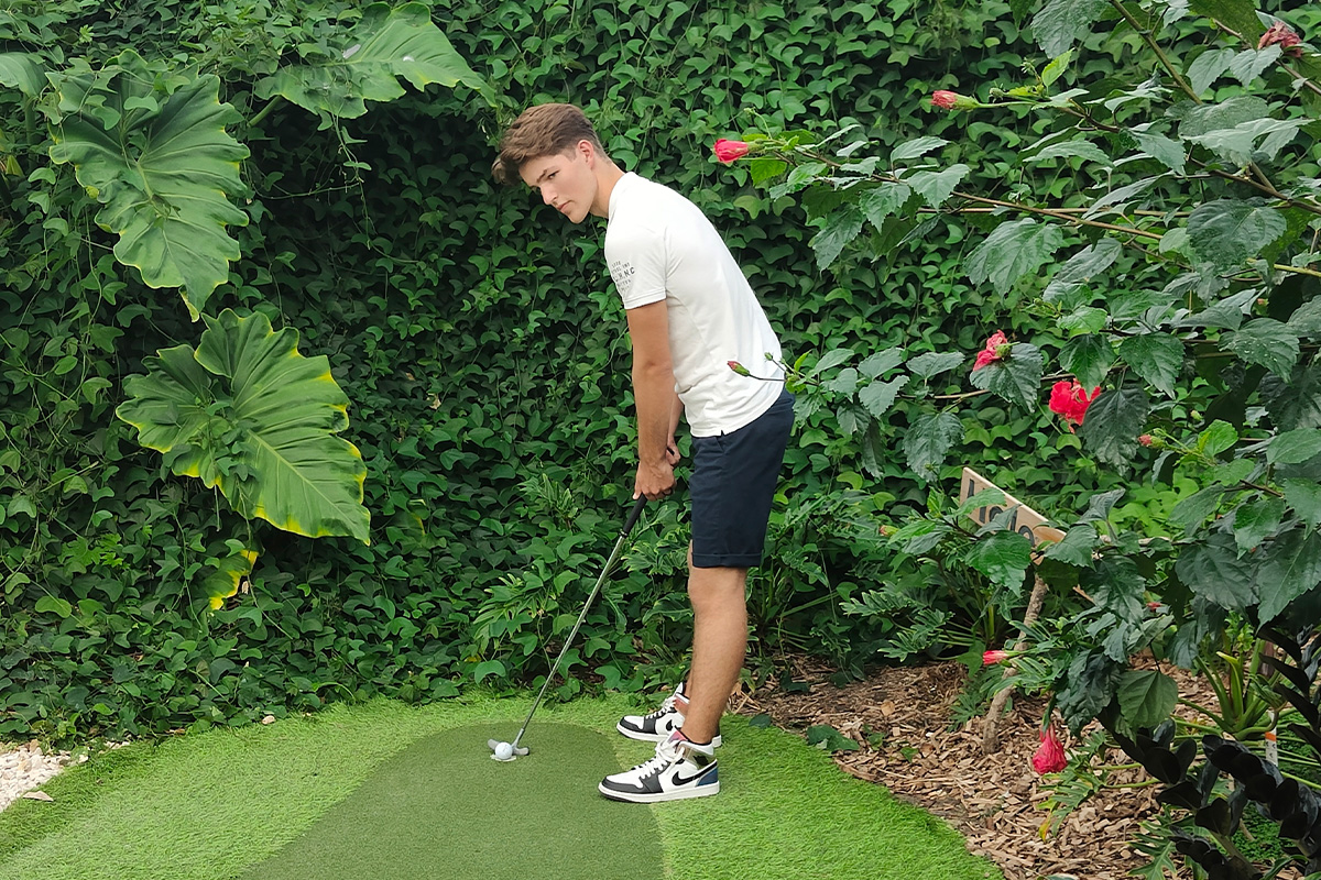 Minigolf bij Indoor Adventure Minigolf