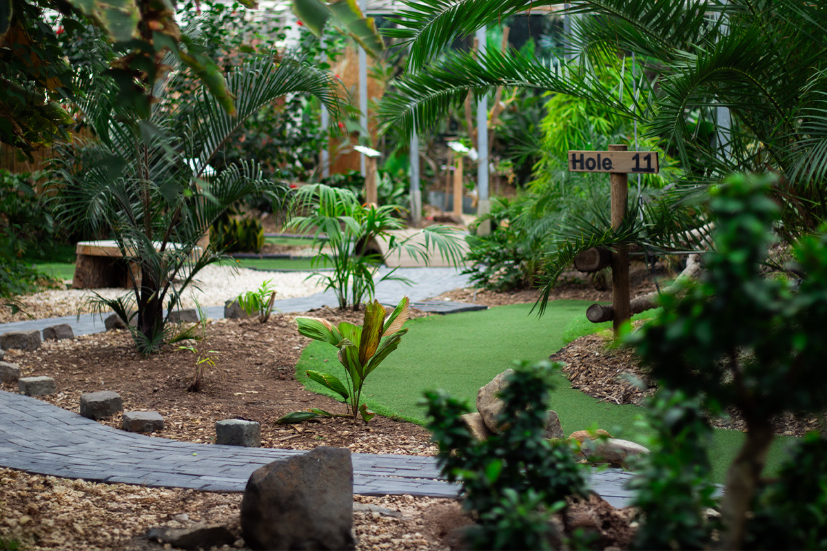 Minigolf bij Indoor Adventure Minigolf