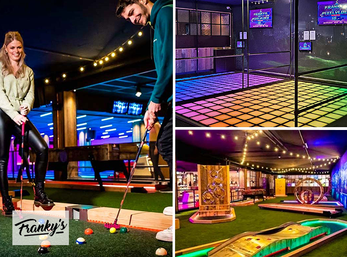 Minigolf & pixelvloer + ijsje bij Franky’s Hoorn