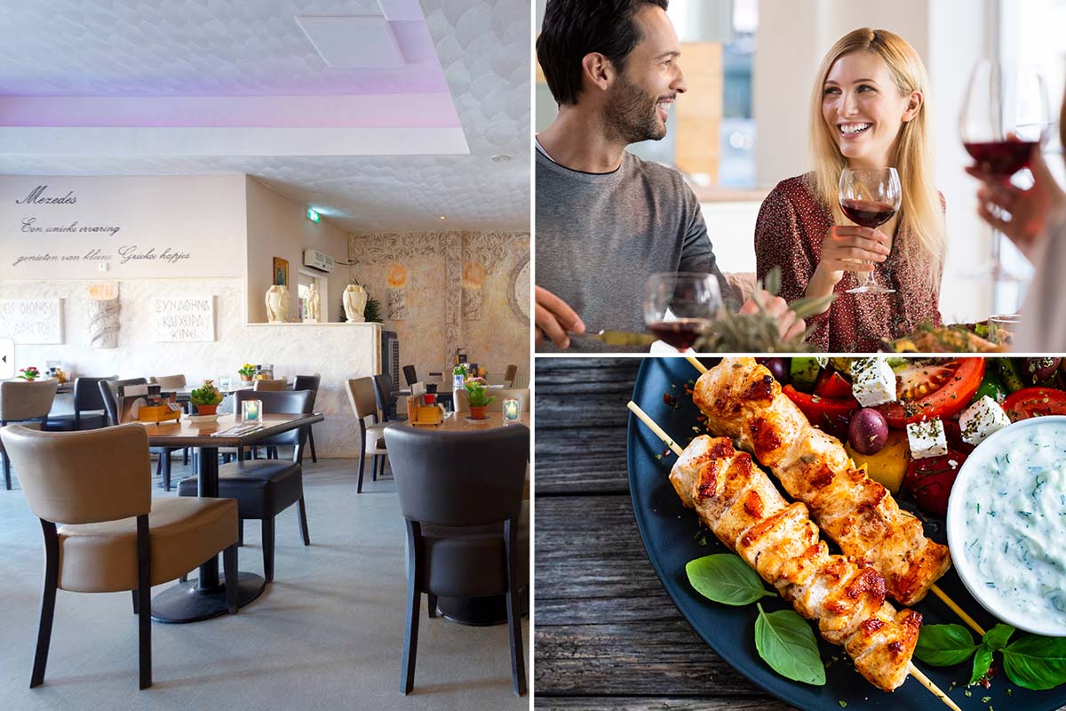Mixed grill of vega schotel naar keuze bij Grieks Restaurant Alexandros