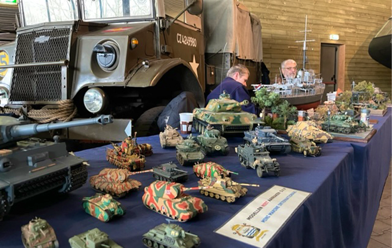 WW2 Modelbouwdag bij Museum Bevrijdende Vleugels