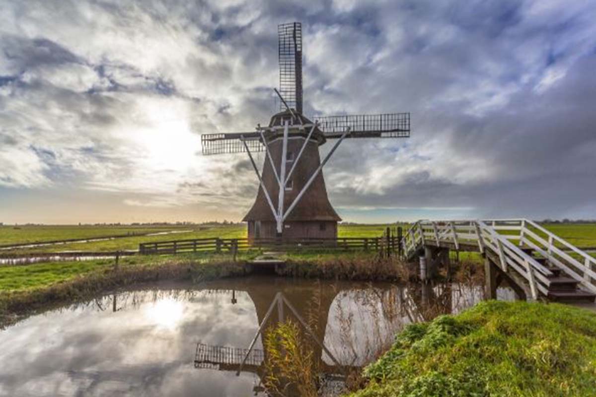 Molen en merentocht vanuit Katwijk 