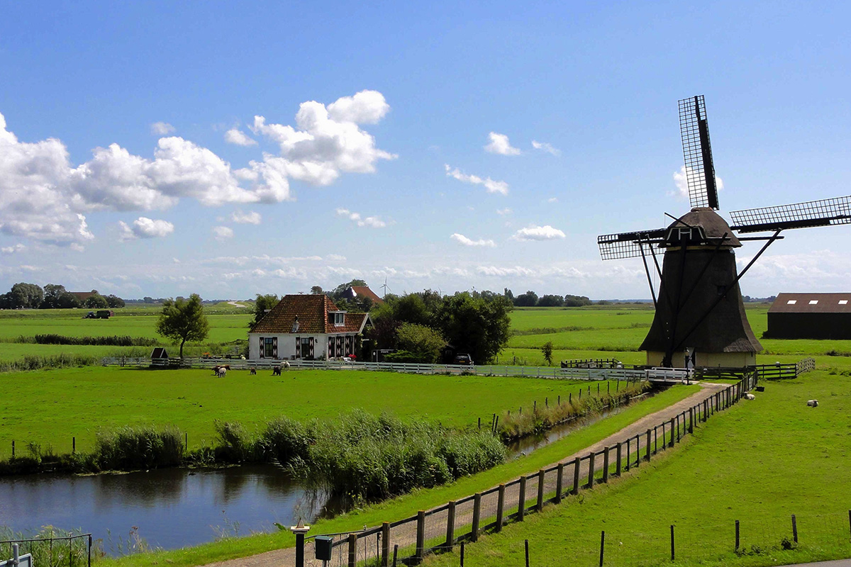 Molen en merentocht vanuit Katwijk 
