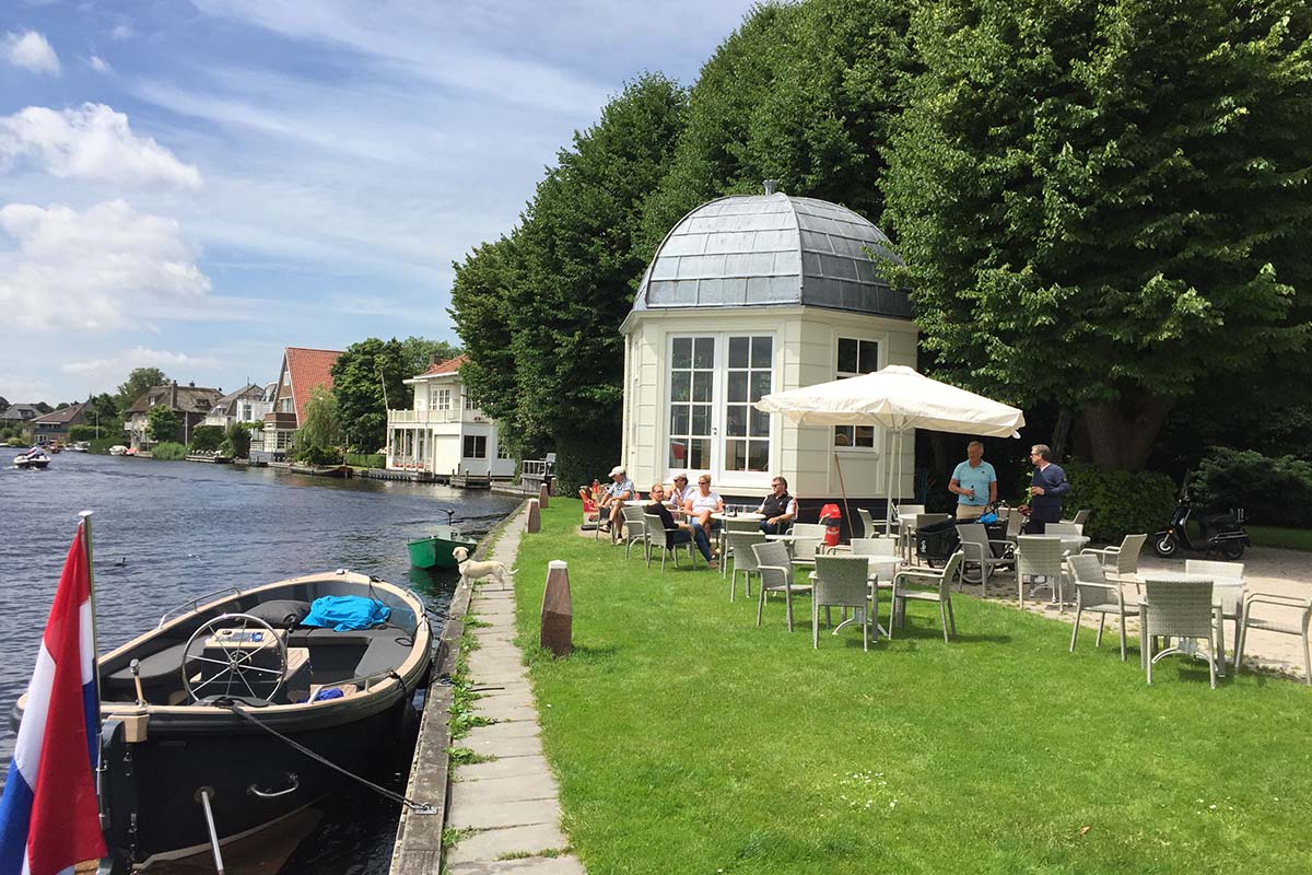 Molen en merentocht vanuit Warmond 