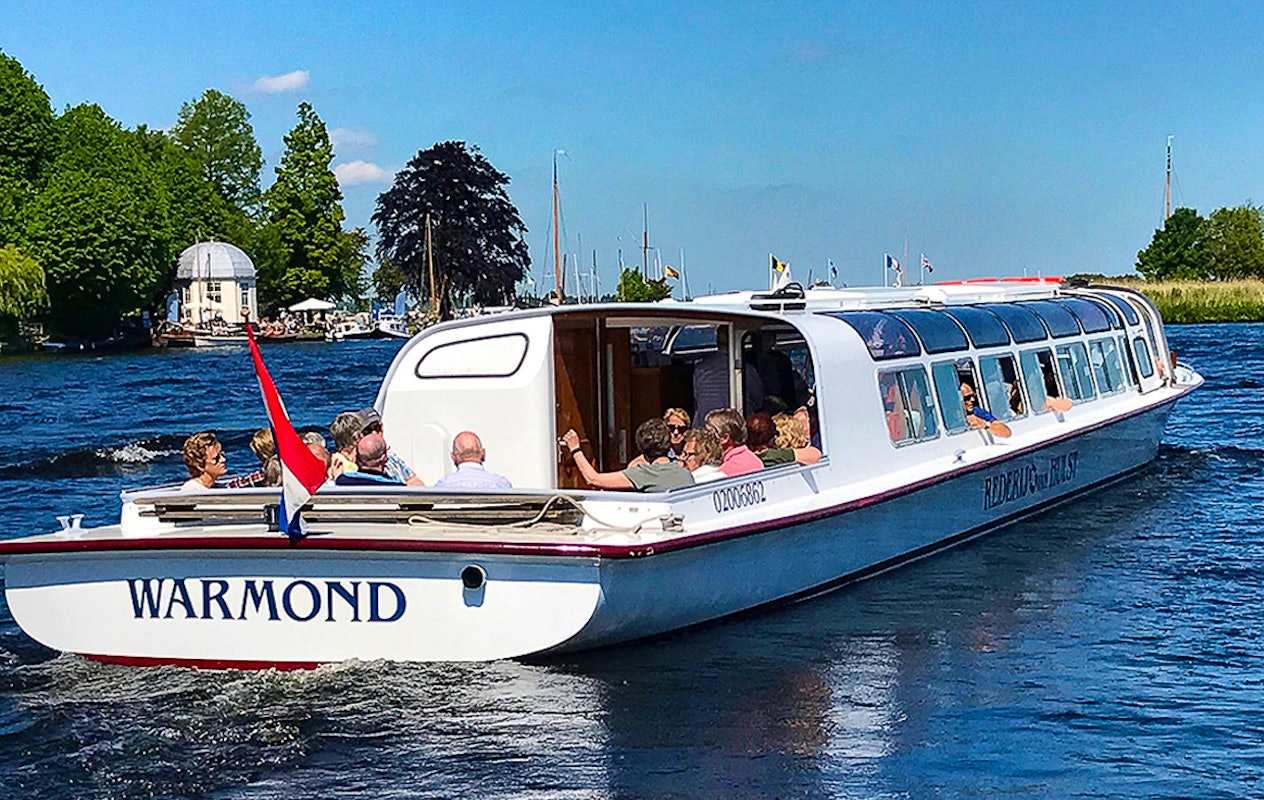 Molen en merentocht vanuit Warmond 