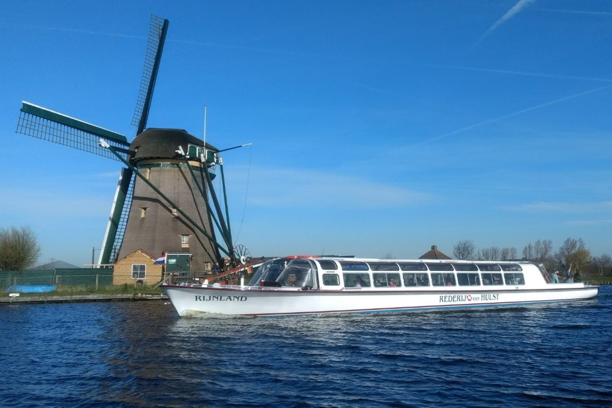Molen en merentocht vanuit Warmond 