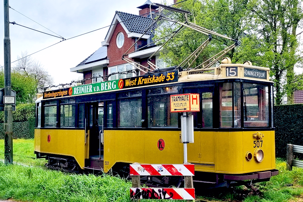 Historische tramrit door hartje Amsterdam
