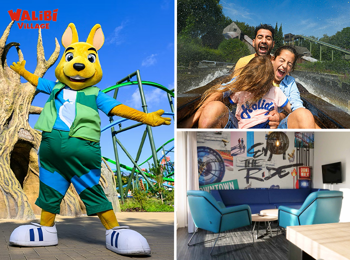 Verblijf 1 nacht op Walibi Village + eventuele toegang tot Walibi Holland