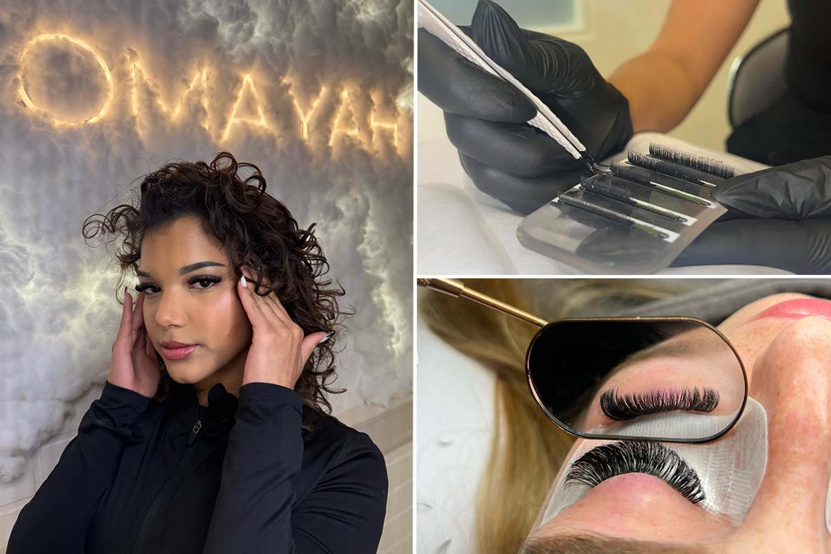 Nieuwe set wimperextensions (light volume)