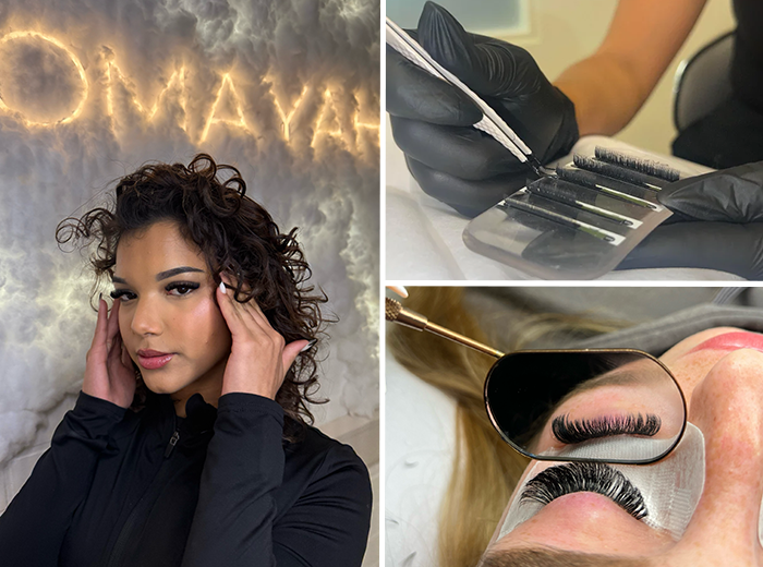 Nieuwe set wimperextensions (light volume)