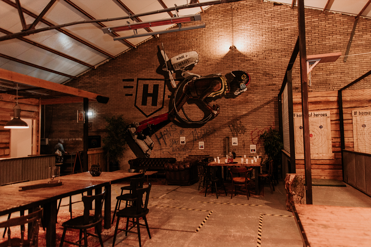 Obstakelbaan of 3 heats lasergamen bij Home of Heroes 