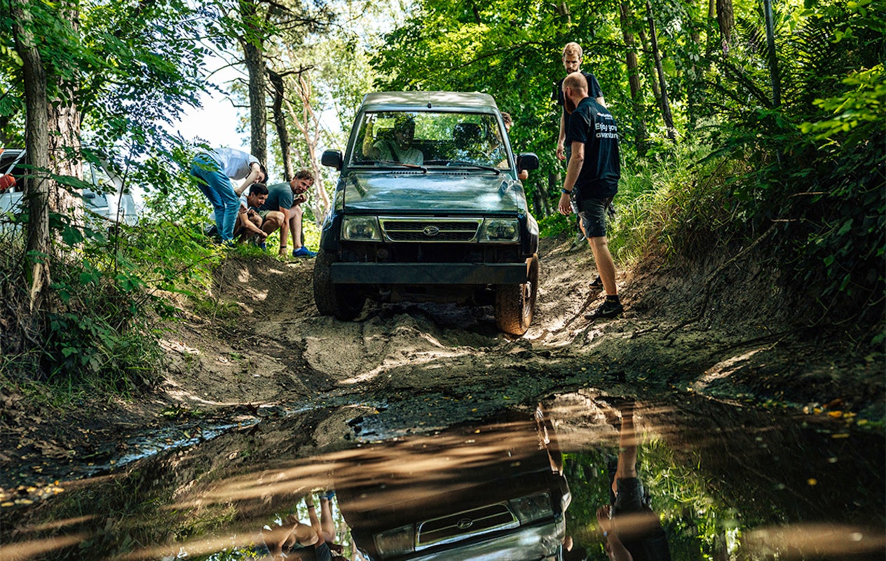 Offroad rijden + eventuele slipcursus bij Fundustry