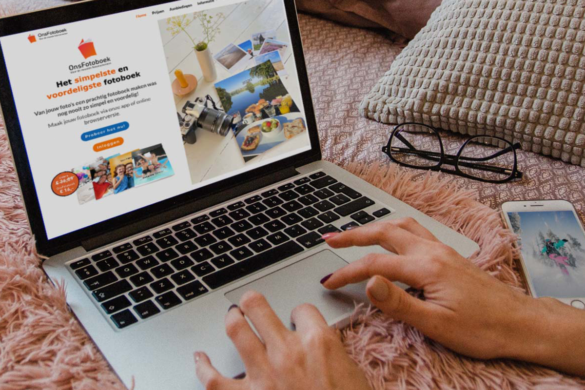 Onbeperkt fotoboeken maken via OnsFotoboek