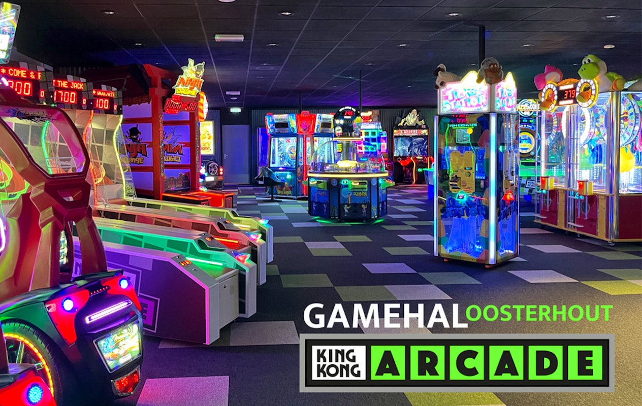 60 minuten onbeperkt gamen bij King Kong Arcade