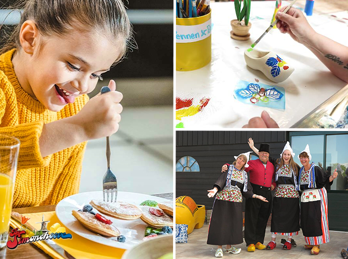 Onbeperkt poffertjes + evt. klompen schilderen bij De Simonehoeve