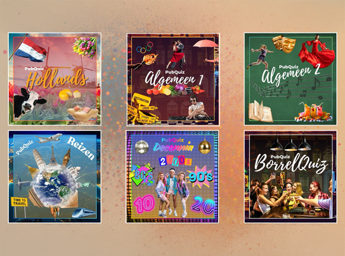 Online pubquiz (keuze uit 6+ themaquizzen)