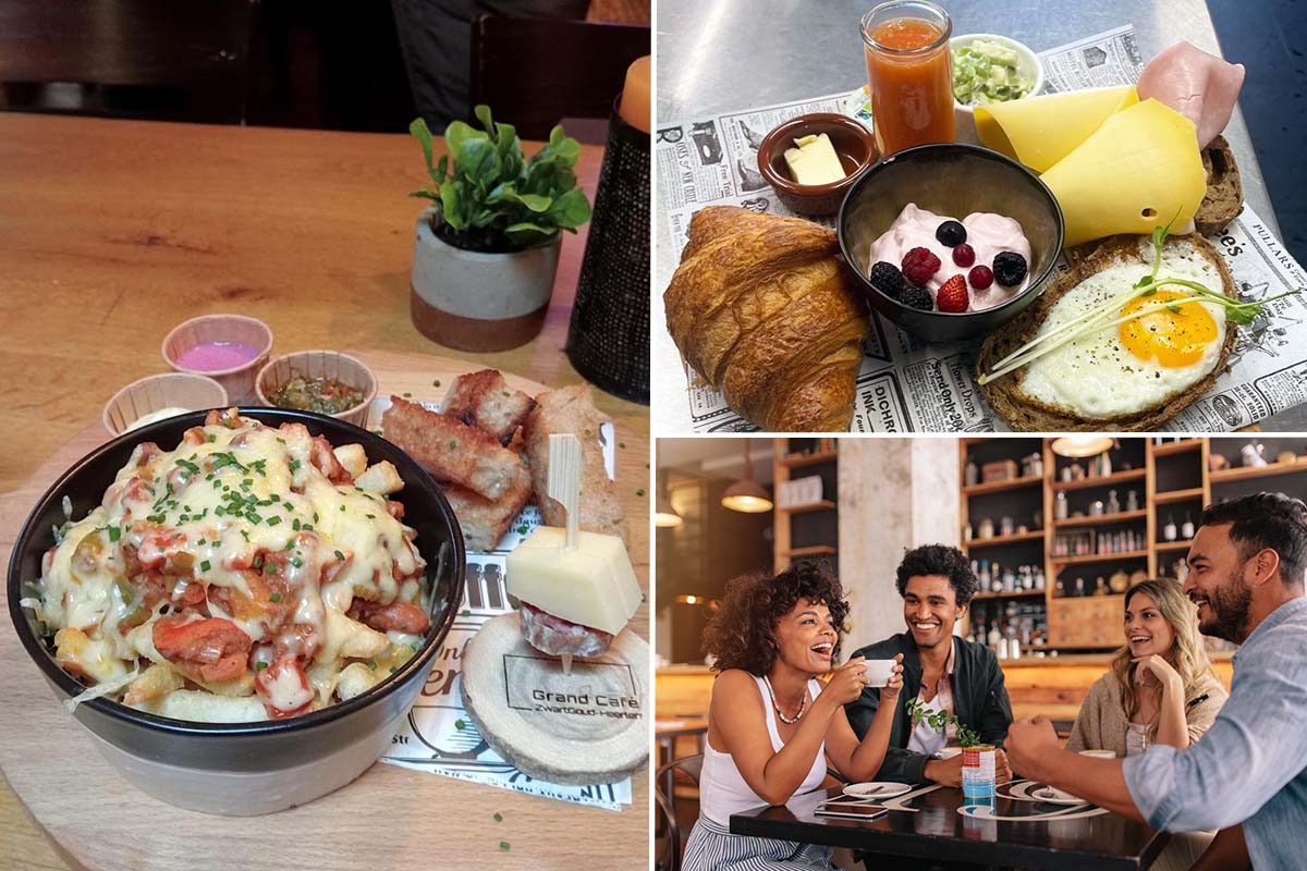 Ontbijtplank of borrelplank bij Grand Café Zwartgoud