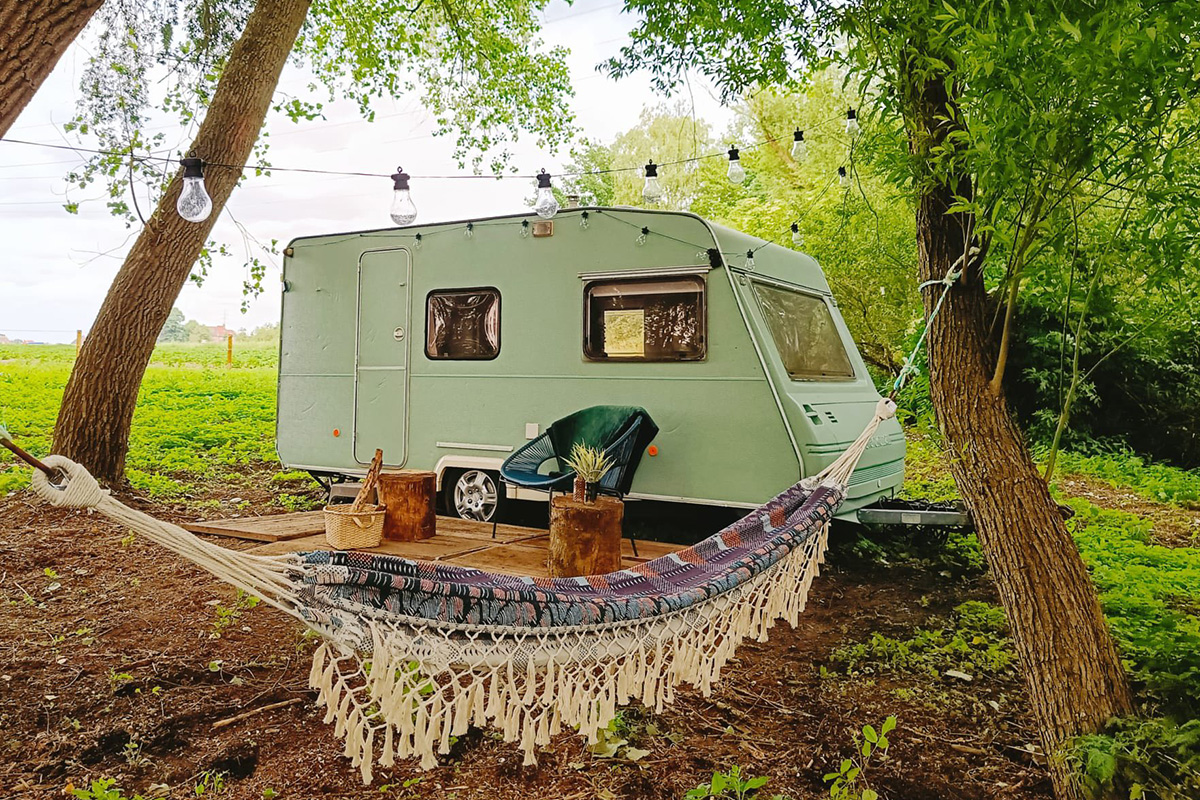 2 overnachtingen in een caravan in de Vlaamse Ardennen (2 pers.)
