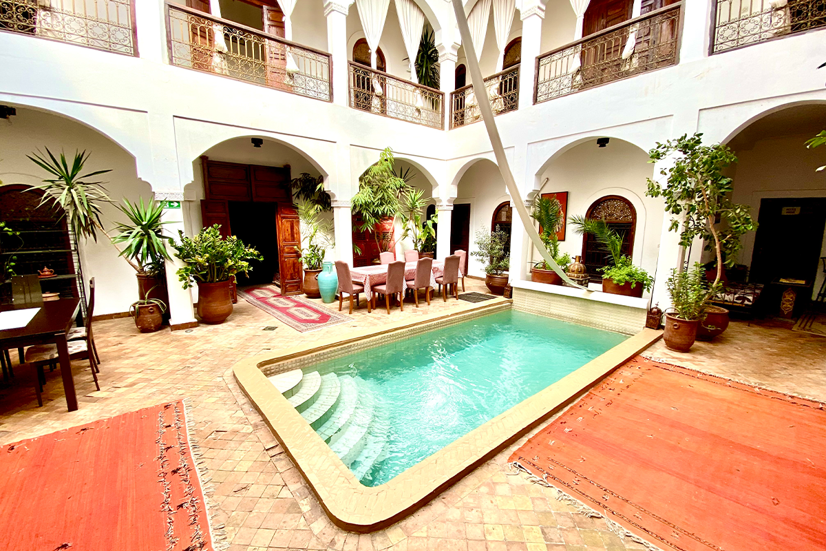 Verblijf 4 nachten in een typische Riad in Marrakech (2p.)