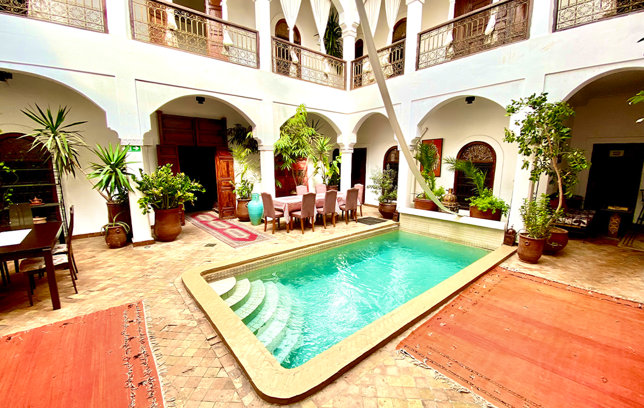 Verblijf 4 nachten in een typische Riad in Marrakech (2p.)