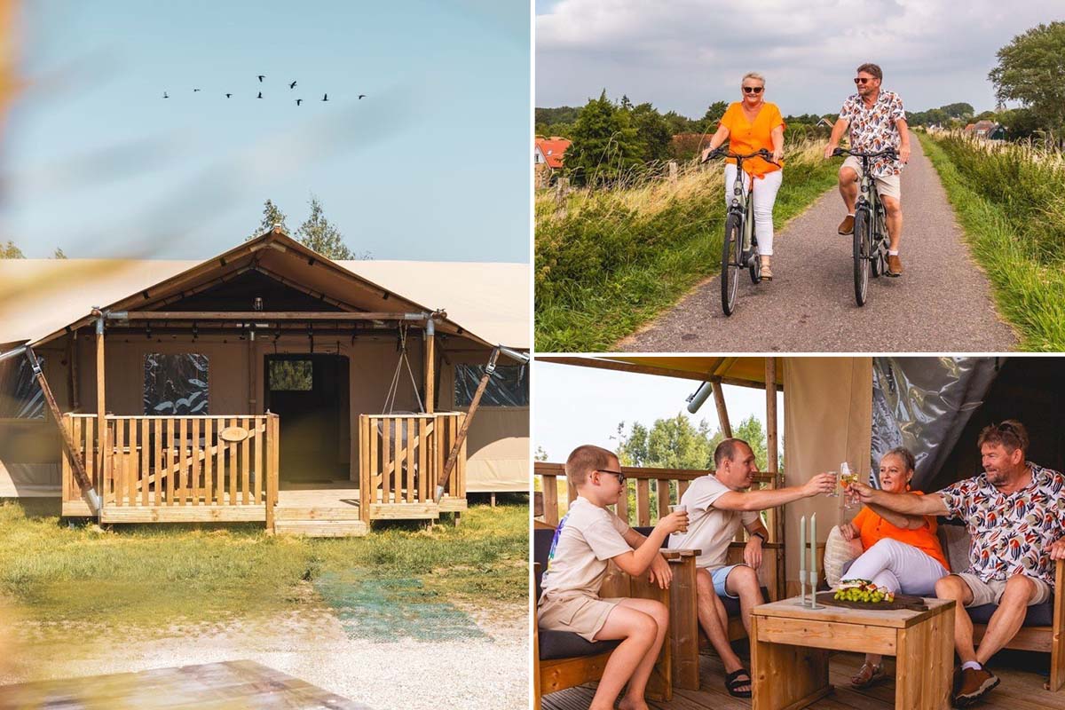 Overnachting(en) in een luxe safarilodge bij Vakantiepark IJsselhof 